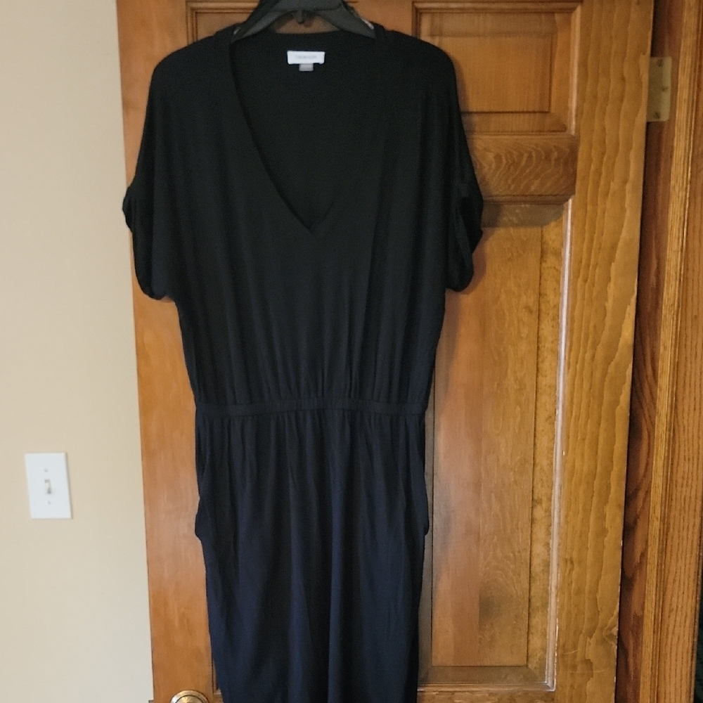 Calvin Klein Black Midi Dress